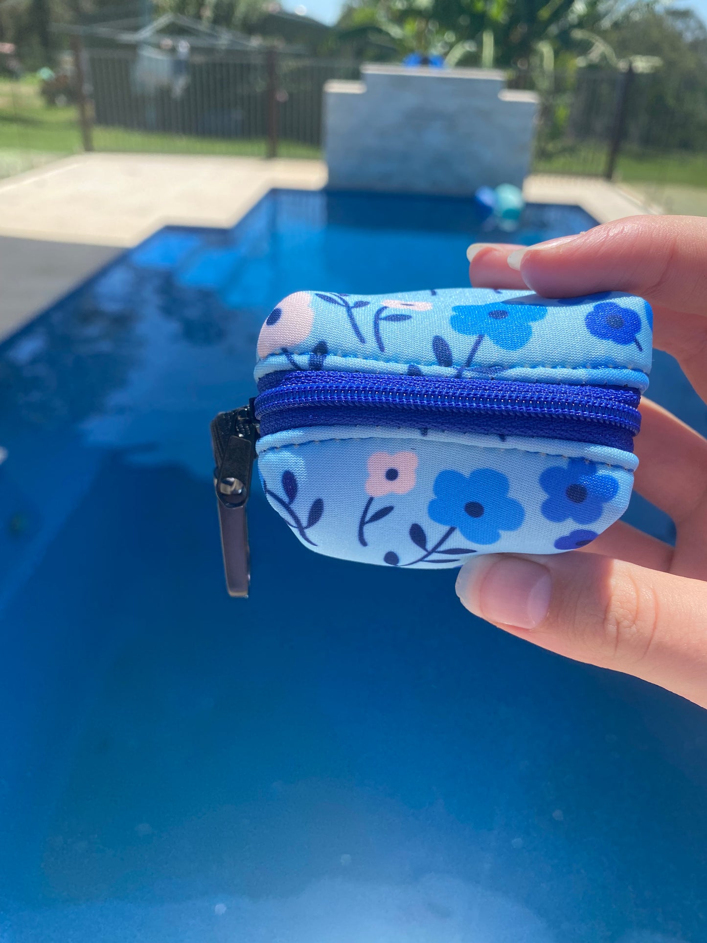 "Blueberry Bloom" Poop Bag Holder